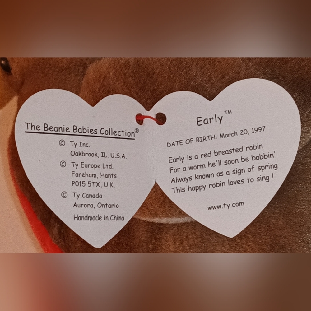 𝗘𝗮𝗿𝗹𝘆 𝘁𝗵𝗲 𝗥𝗼𝗯𝗶𝗻 '𝟵𝟳/'𝟵𝟴 𝗧𝗬 𝗥𝗲𝘁𝗶𝗿𝗲𝗱 𝗕𝗲𝗮𝗻𝗶𝗲 - Picture 7 of 10